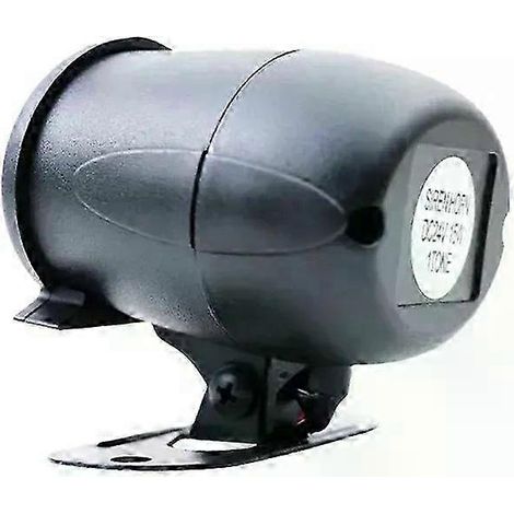 2 sirenas antirrobo para coche, alarma de bocina de 12 V, altavoz de agudos y tweeter, alarma de voz inteligente de alto decibelio, CS rápido (1/5)