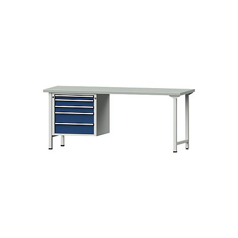 Banco de trabajo bastidor modular 5 cajones tablero (1/4)