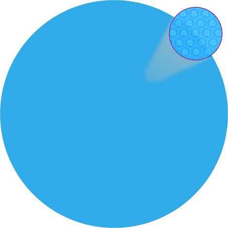 INLIFE Couverture de piscine Bleu 356 cm PE (1/4)