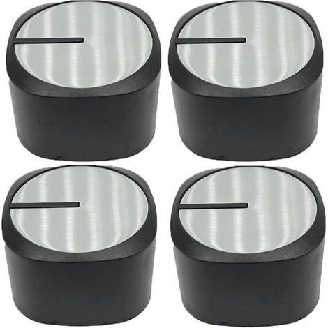 4 Pièces Bouton Plaque de Cuisson, Boutons de Commande Universels,Bouton de Cuisinière,Bouton pour Réchaud à Gaz,pour Presque Toutes Les Cuisinières,Plaques de Cuisson,Four,Cuisinière à Gaz(6 (1/5)
