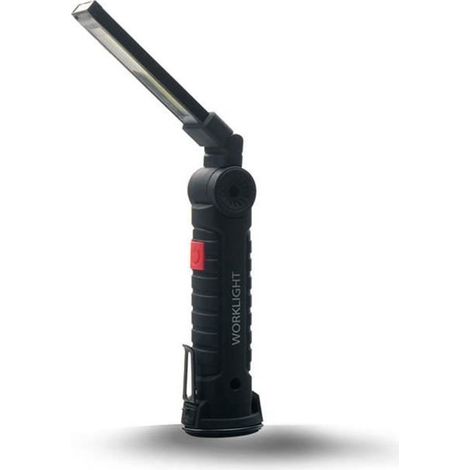 Lampe de poche, lampe de poche pliante à aimant rechargeable multifonction, lampe d\'inspection de tente extérieure (1/4)