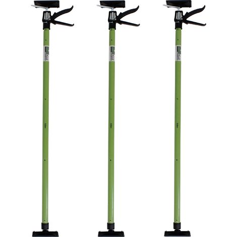 3 x Einhandstütze Montagestütze Deckenstütze Teleskopstütze bis 290cm (1/5)