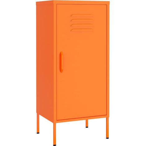 Maison Exclusive - Armadietto Arancione 42,5x35x101,5 cm in Acciaio