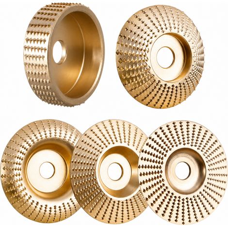 Disques de Façonnage Bois 5 Pièces en Acier pour Meuleuse 100 mm (1/5)
