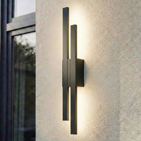 [GEBRAUCHT] B-Ware Lindby Außenleuchte Wandlampe Led Außenwandleuchte Schwarz Aluminium Sakari 59 C