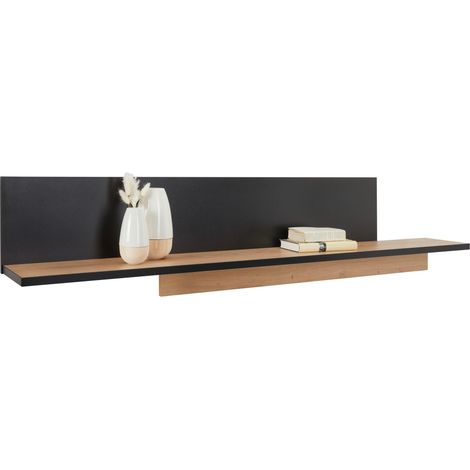 Mömax Wandboard Hayato in Schwarz/Eiche Artisan (1/3)