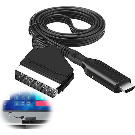 Adaptateur Audio Vidéo Péritel vers HDMI pour HDTV/DVD/Décodeur/PS3/PAL/NTSC - Convertisseur Starlight THSINDE (1/5)