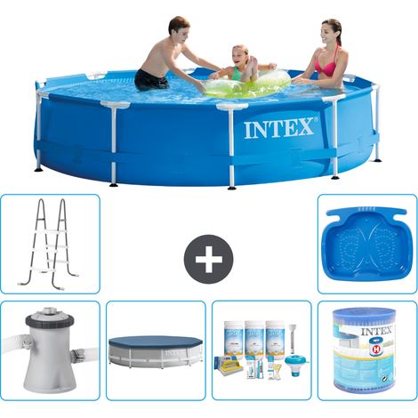 Intex Piscine Tubulaire Ronde - 305x76 cm - 7-pièces S41641 (1/3)