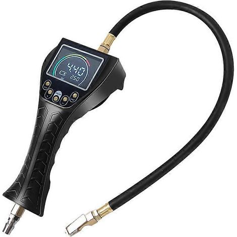 Compatible avec le manomètre numérique TB902, le gonfleur de pneus automatique rechargeable, le gonfleur entièrement portatif et l'outil de mesure de pression. (1/5)