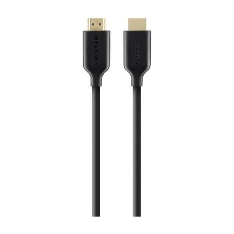 F3Y021BT5M Belkin Câble HDMI High Speed avec Ethernet - 5 mètres (F3Y021BT5M) - Câble HDMI Premium Plaqué Or avec Ethernet - 5 mètres (1/2)