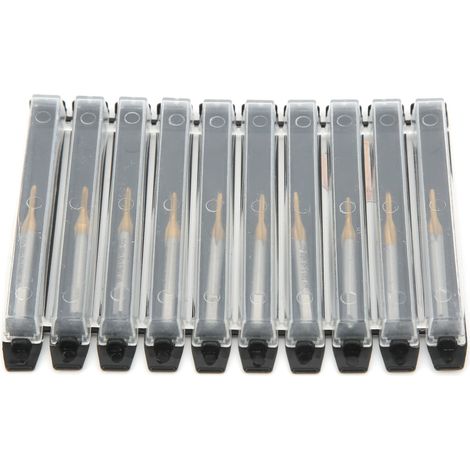10 forets tarauds HSS M1.3 x 0.3 pour filetage métrique, revêtement et placage titane, outil à main (1/5)