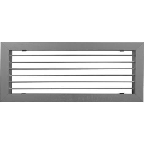 Grille de soufflage/reprise à ailettes orient br sple déflec, alu, D 300 x 150 mm S&P (UNELVENT) 851979