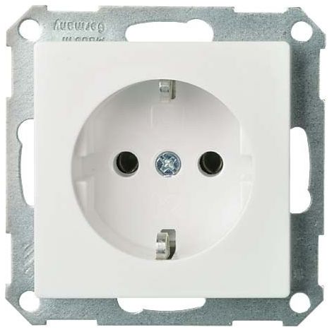 ELSO PRISE SECTEUR SANS GRIFFE BORNES JOY, BLANC PUR, 265054