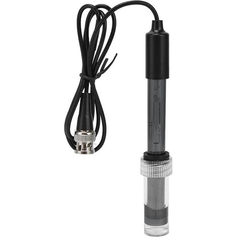 Électrode pH de Remplacement Connecteur BNC Sonde Plane pour Testeur pH Aquarium Piscine Laboratoire Hydroponie (1/5)