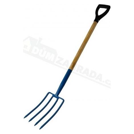 Gartenforke Robi gr934 Kohlenstoffstahl Holzgriff ergonomisch