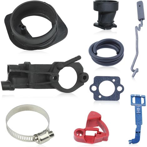 Kit de Colliers d'Admission pour Tronçonneuse Husqvarna 340 345 350 537251302 Leviers du Collecteur (1/5)