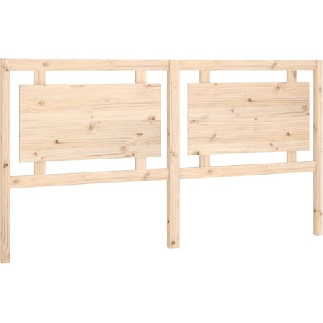 Maison Exclusive - Cabecero de cama madera maciza de pino 185,5x4 (1/5)