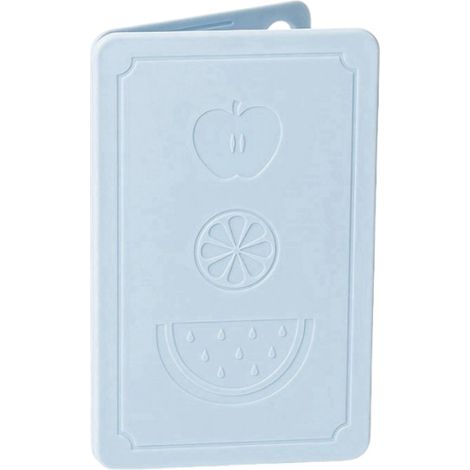 Planche à découper pliable en silicone avec motif fruits et trou de suspension, rangement compact pour la cuisine à la maison et en déplacement (1/5)