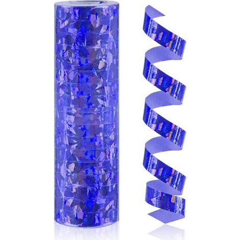 Nastro olografico blu navy da 4 m