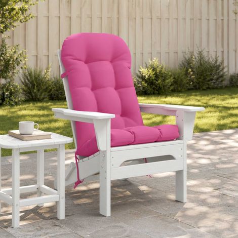 vidaXL Coussin de transat ensoleillé PUTTEN 100 % polyester Rose (1/5)