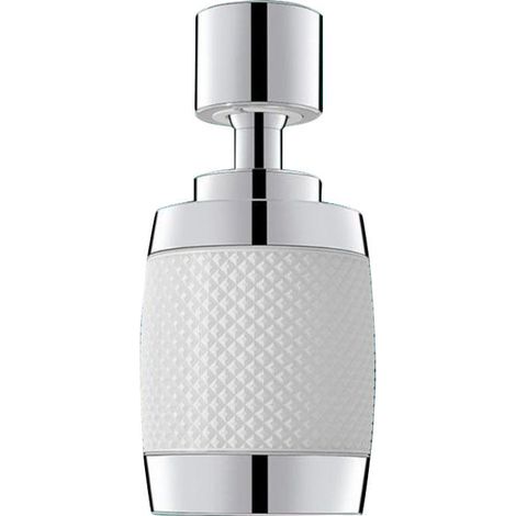 720° drehbarer Wasserhahnfilter, verstellbare und auslaufsichere Verlängerung, 3-Strahl-Duschkopf für die Küche. – AquaForge