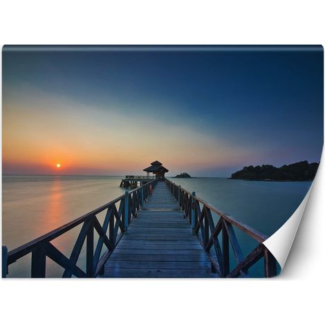 Carta Da Parati, Vista del sole al tramonto - 100x70 (1/5)
