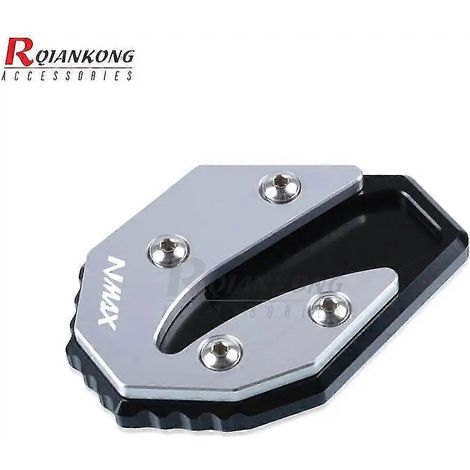 Seitenständer-Verlängerungsplatte für Yamaha N-MAX NMAX155 NMAX125 NMAX 125 155 (2020–2022) – silber