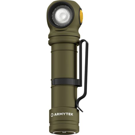 ArmyTek Wizard C2 Pro Max Olive White F06701CO LED Lampe de poche avec clip ceinture, avec étui à ba (1/5)