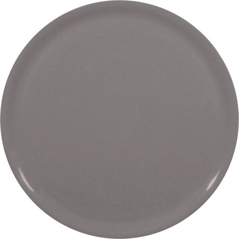Plato especial para pizza de porcelana, gris oscuro, diámetro 31 cm - juego de 6