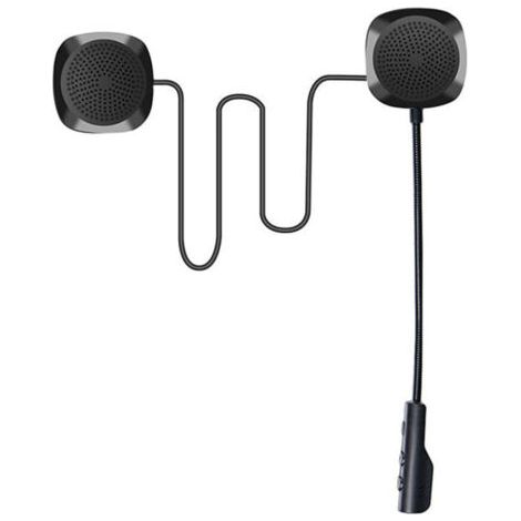 Motorradhelm-Bluetooth-Headset, kabelloses Headset mit Freisprechfunktion, Musiksteuerung und Mikrofon (1/5)