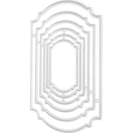 Matrice de Découpe en Métal pour Scrapbooking - Légère et Robuste pour Cartes et Albums Créatifs (1/5)