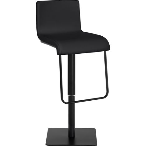 Barhocker Limon Kunstleder schwarz schwarz (1/5)