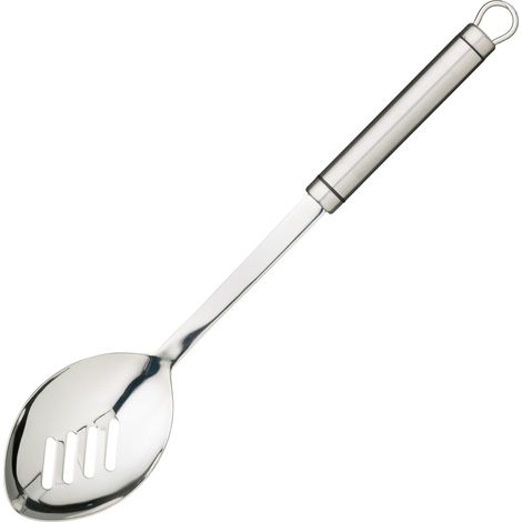KitchenCraft Professional Cucchiaio Forato in Acciaio Inox, 32,5 cm (1/2)