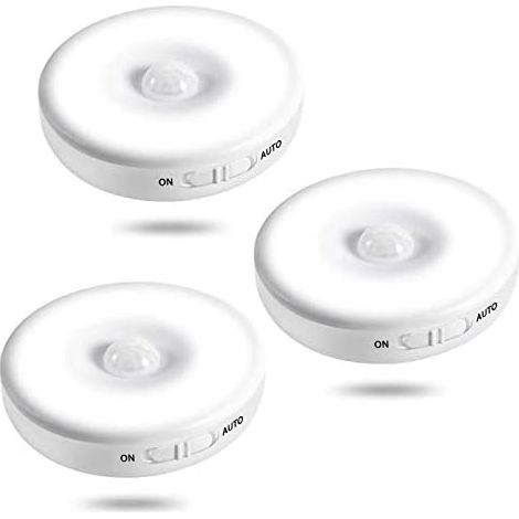 Veilleuse À Détecteur De Mouvement - Rechargeable - Batterie 700 MAh - Pour Couloir Escalier Armoire Chambre Enfant - Lot De 3 (1/5)