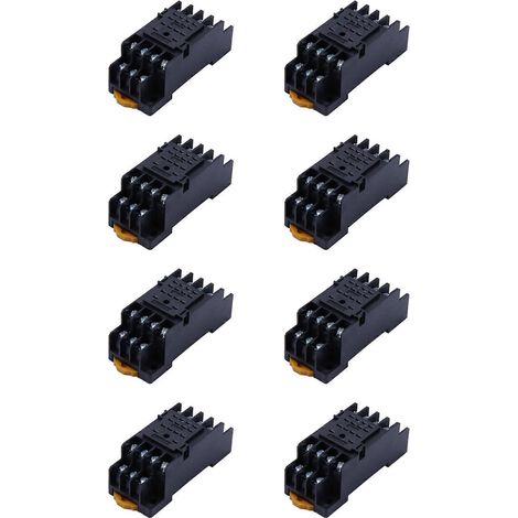 8x PYF14A Support de relais de puissance sur rail DIN 14 broches pour MY4NJ HH54P MY4 (1/5)