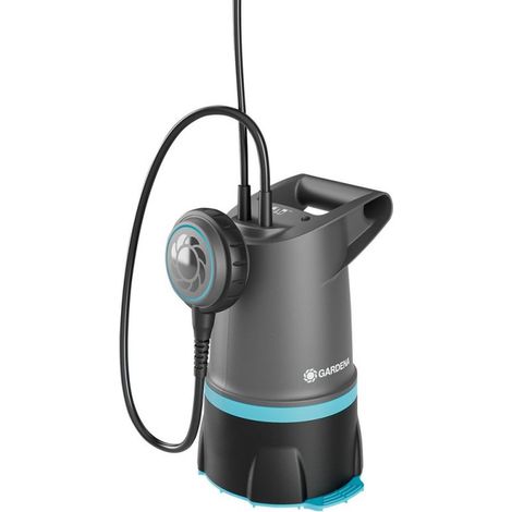 GARDENA Bomba sumergible 2 en 1 para agua limpia/agua sucia 20000 BASIC, 20.000 l/h, con interruptor de flotador