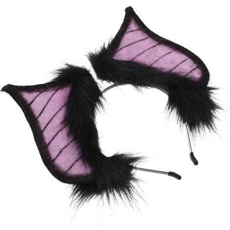 Halloween Bat Headband, Fake Devil Headpiece (1/5)