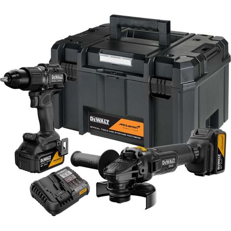 DeWalt Akku-Werkzeug-Set DCK2223MP2T-QW  McLaren  18 V  2 Geräte  2x 5 Ah Akku-Set