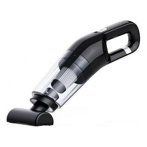 Aspirateur balai sans fil puissant, portable et léger, idéal pour maison, voiture et bureau, avec batterie rechargeable, forte aspiration, filtres lavables, accessoires inclus. (1/4)