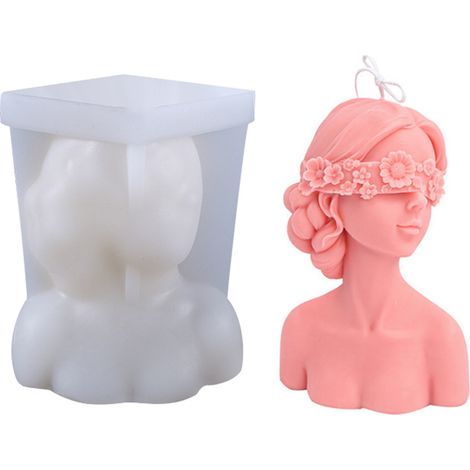 3D-Silikonform in Frauenform für die Kerzenherstellung zum Selbermachen (1/5)