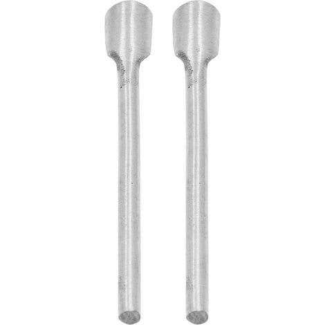 Emporte-pièce demi-lune en acier pour cuir, outil de découpe pour ceintures et courroies - Lot de 2 pièces - 10mm