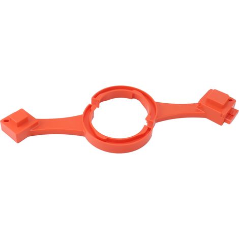 Clé pour raccord de vidange camping-car universelle 3/4 pouces mâle/femelle orange, serrage facile pour bouchons sanitaires (1/5)