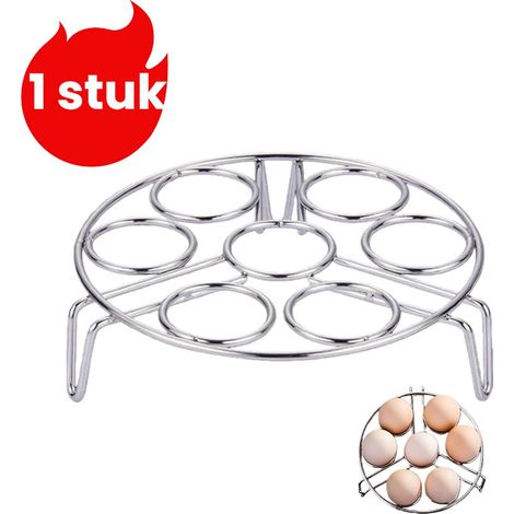 panier vapeur à œufs en acier inoxydable panier à œufs panier vapeur étanche épais et renforcé pour usage domestique panier vapeur haut hauteur 3 cm argenté 1 pièce (1/5)
