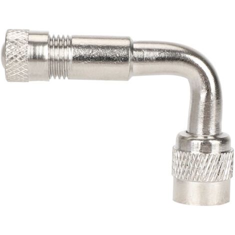 Adaptateur Extension de Tige,Pneu de Valve Rallonge de Valve 90 Degré pour Voiture Moto Vélo Camion Tire Stem Extender (1/4)