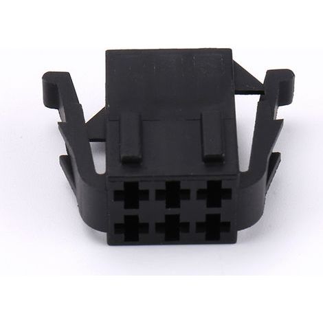 Car seat power switch plug connector 1-929621-1, 6-pin 6-conductor connector (1/4)