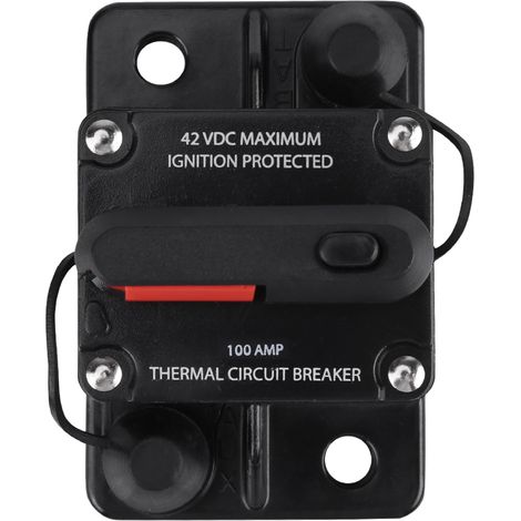DC12V-42V Autoradio-Audio-Inline-Schutzschalter mit manueller Rückstellung (100A) (1/5)