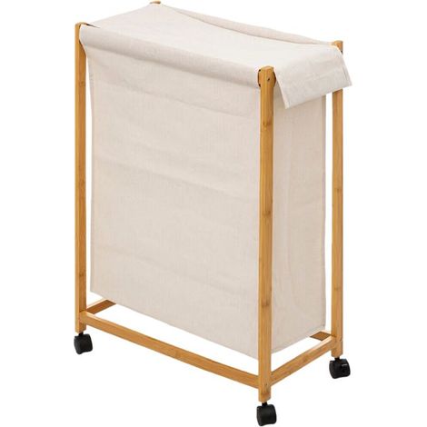 Panier à linge "Bam" 52 litres bambou Atmosphéra