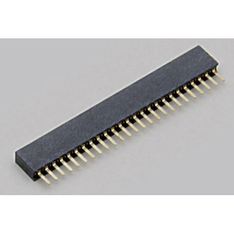 TRU COMPONENTS Buchsenleiste (Standard) Anzahl Reihen: 1 Polzahl je Reihe: 8 TC-2506441 1 St.