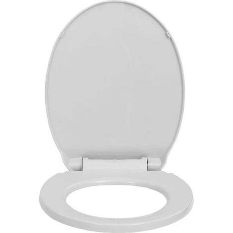 Copriwater Soft Close Ovale Grigio Chiaro 020002916