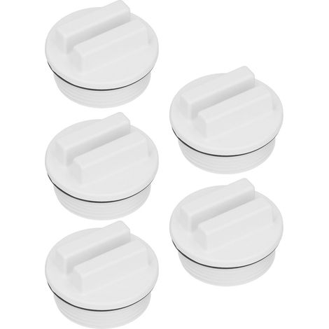 5-teiliges Winterstopfen-Set für Schwimmbäder und Whirlpools, 1,5-Zoll-Gewinde mit O-Ring, Filterablaufstopfen (1/5)